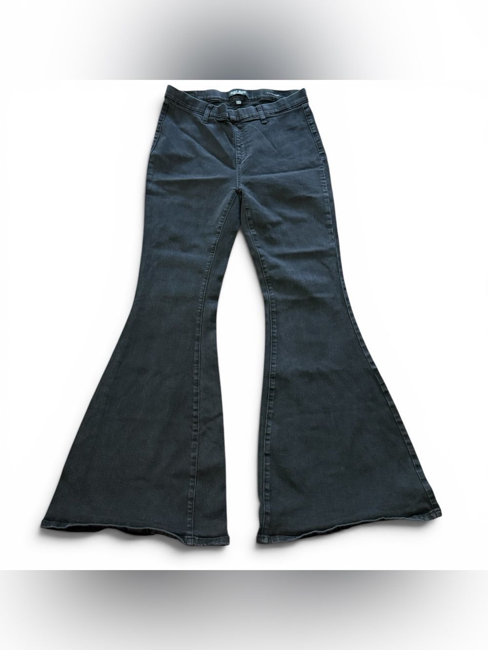 Judy Blue Black Fade Pull-On Super Flare Jeans (Style JB88275) Size 13 / 31